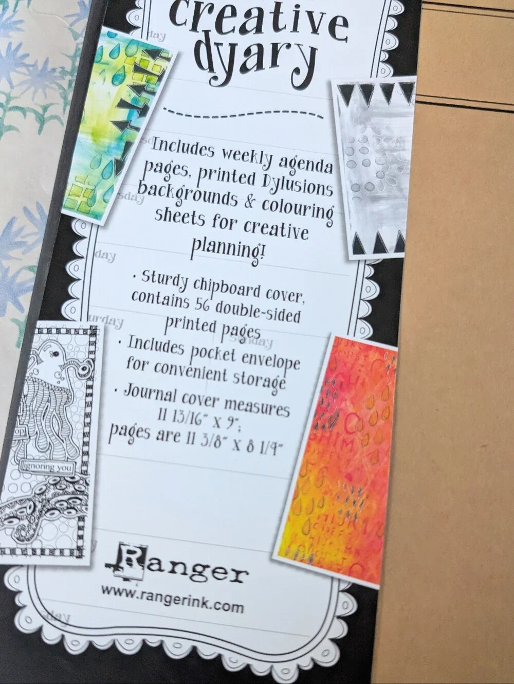 Ranger Dylusions Creative Dyary NEW Large Planner Junk Journal Scrapbook Crafts